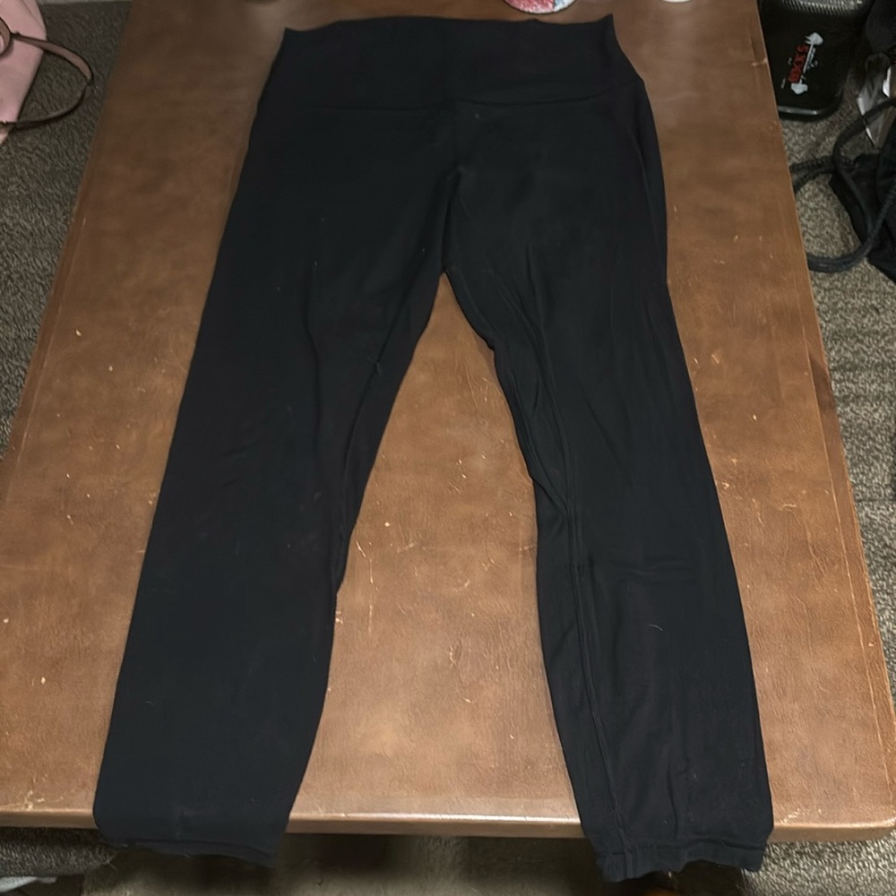 Lululemon Black Leggings- Size 8